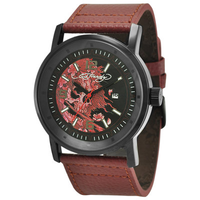Ed Hardy Men's Kombat Beautiful Ghost Watch in White at Sears.com