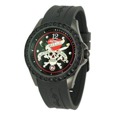 Ed Hardy Women's Techno Watch in Black at Sears.com