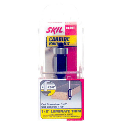 Skil 1/2" Laminate Trim Carbide Router Bit 91201 at Sears.com