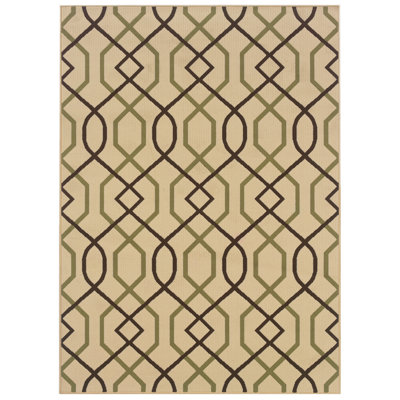 Oriental Weavers Sphinx Montego Ivory/Brown Rug - Rug Size: 7'10" x 10'10" at Sears.com