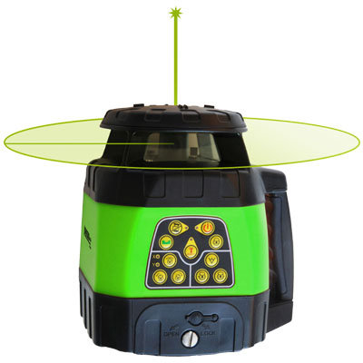 JohnsonLevelandTool Electronic Self-Leveling Horizontal and Vertical Rotary Laser Kit with GreenBrite Technology at Sears.com