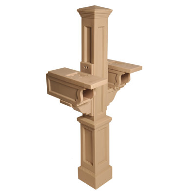 Mayne Inc. Rockport Double Mailbox Post - Color: Clay at Sears.com