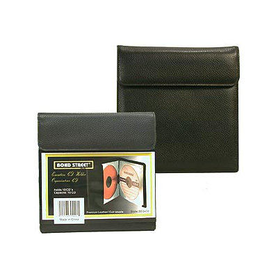 Bond Street Ltd Premium Leather CD DVD Holder Portable Case at Sears.com