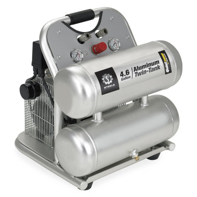 STEELE PRODUCTS Quietzone 4.6 Gallon Oil Free Twin-Tank Air Compressor at Sears.com
