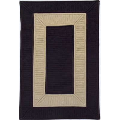 COLONIAL MILLS Tournament Black/Linen Rug - Rug Size: 27" x 46" at Sears.com