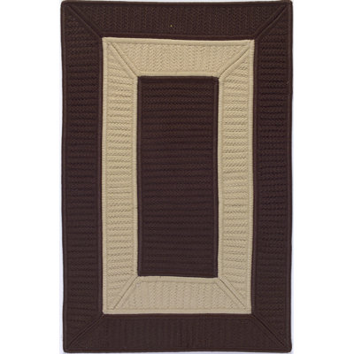 COLONIAL MILLS Tournament Chocolate/Linen Rug - Rug Size: 27" x 46" at Sears.com