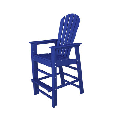 Polywood Shell Back Bar Chair - Finish: Pacific Blue at Sears.com