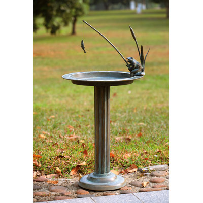 SPI Home Fishing Frog Sundial/Birdbath at Sears.com