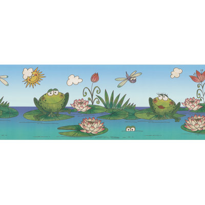 BREWSTER HOME FASHIONS Kidding Around Frog Wall Border at Sears.com