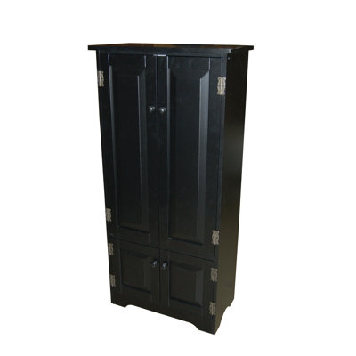 TMS Tall Cabinet - Color: Black at Sears.com
