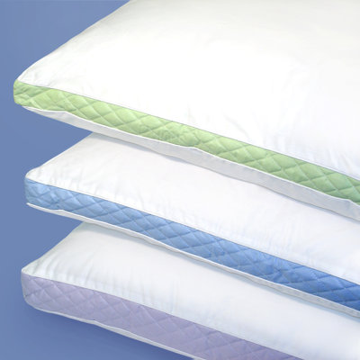 Perfect Fit Industries Firm Density 233 Thread-Count Quilted Sidewall Pillow Two Pack - Size: King at Sears.com