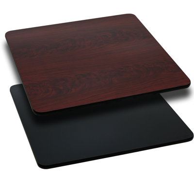 FlashFurniture Reversible Laminate Table Top - Finish: Natural / Walnut, Size: 36" Square at Sears.com