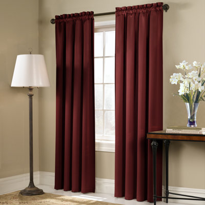 United Curtain Co. Blackstone Panel - Color: Brick, Size: 84" H x 54" W at Sears.com
