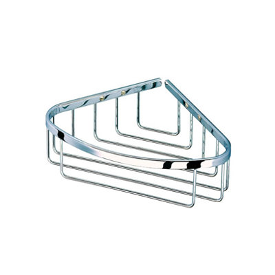 Geesa by Nameeks Basket Corner Shower Basket in Chrome at Sears.com