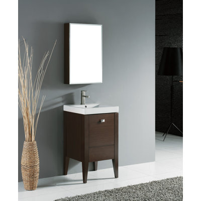 Madeli Andora 20" Bathroom Vanity Set in Walnut at Sears.com