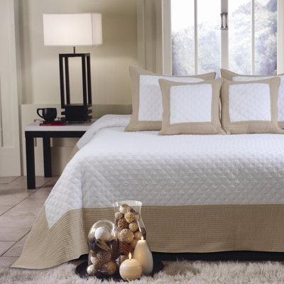 Greenland Home Fashions Brentwood Bedspread Set - Color: Ivory, Size: Full at Sears.com