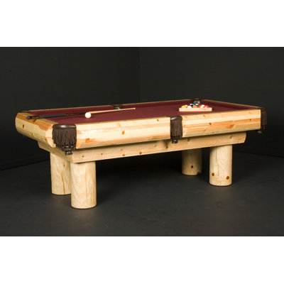 Northwoods Billiards Pine Ponderosa  7' or 8' Pool Table - Finish: Clear Lacquer, Felt Color: Steel Gray, Size: 7' at Sears.com
