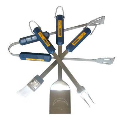 Siskiyou Products NFL 4-Piece BBQ Grill Tool Set - NFL Team: San Diego Chargers at Sears.com