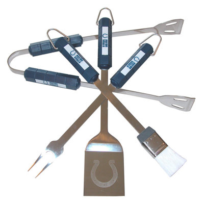 Siskiyou Products NFL 4-Piece BBQ Grill Tool Set - NFL Team: Indianapolis Colts at Sears.com