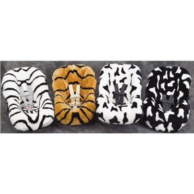 Ba Ba Seatskins Sheepskin Infant Car Seat Cover - Color/Pattern: Black Cow White Spots at Sears.com