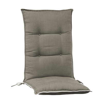 Arbora Teak Accent High Back Chair Cushion (Set of 2) - Color: Grey (Set of 2) at Sears.com