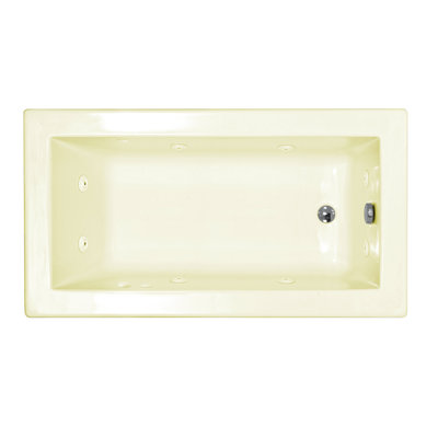 Spa Escapes Guadeloupe 42x60x23" Rect. Whirlpool Jetted Bathtub -Drain Location:L Drain, Finish:Biscuit, Trim Finish:Biscuit at Sears.com