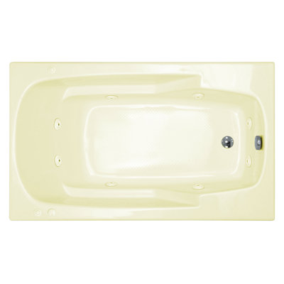 Spa Escapes Anguilla 42 x 72 x 23" Rectangular Whirlpool Jetted Bathtub - Drain Location: Left Drain, Finish: Biscuit, Trim Finish: Biscuit at Sears.com