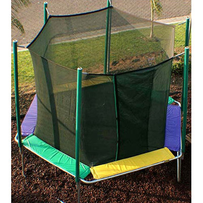KIDWISE 12 ft. Hexagon Trampoline with Enclosure - Pad Color: Purple/Yellow at Sears.com
