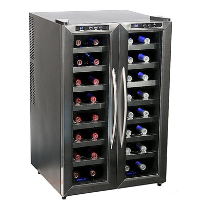 Whynter 32 Bottle Dual Temperature Zone Wine Cooler at Sears.com