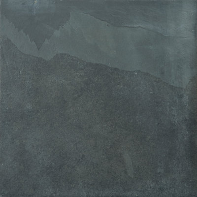 Emser Tile Natural Stone 12" x 12" Calibrated Slate Tile in Brazilian Black at Sears.com