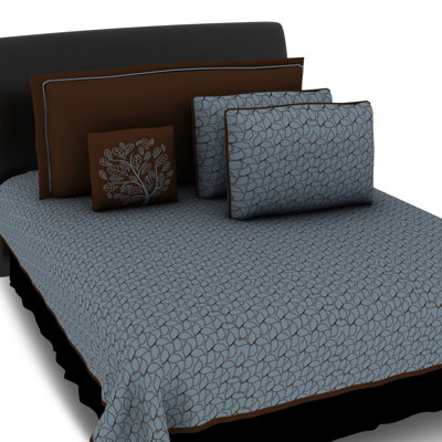 Hallmart Collectibles Morning Leaves 5 Piece Coverlet Set - Size: King at Sears.com