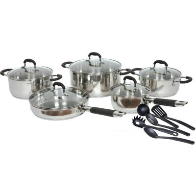 Gourmet Chef Stainless Steel 15-Piece Cookware Set at Sears.com