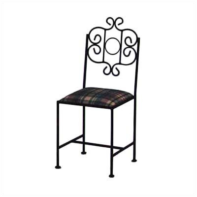Grace French Bar Side Chair - Finish: Gun Metal, Fabric: White Levante at Sears.com