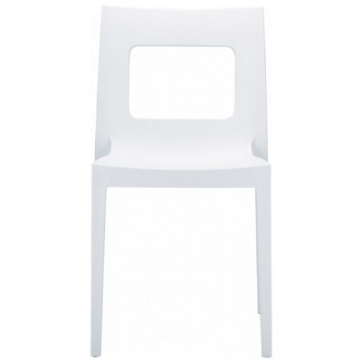 Compamia La Plaza Lucca Stacking Dining Side Chair  - Finish: White (Set of 2) at Sears.com