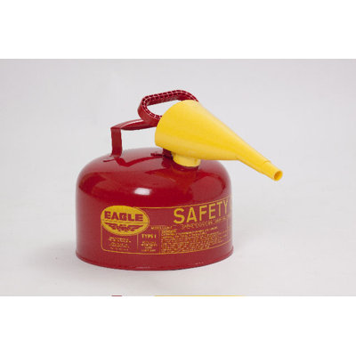Eagle Manufacturing Company 2.5 Gal Red Metal Safety Can with F15 Funnel at Sears.com