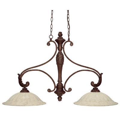 Capital Lighting Monarch Two Light Kitchen Island Light in Gilded Bronze at Sears.com
