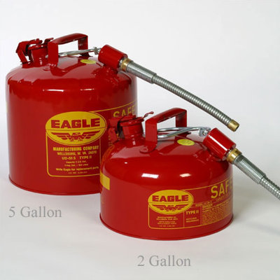 Eagle-MFG Type II - Gasoline Safety Can - Spout: 7/8", Capacity: 2 Gallon at Sears.com