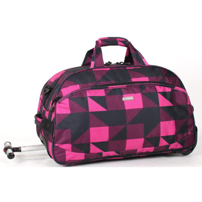 J World 20" Christy 2-Wheeled Travel Duffel - Color: Block Pink at Sears.com