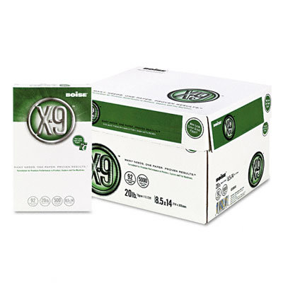 BOISE CASCADE PAPER X-9 Copy Paper, 92 Brightness, 20 lb, 8-1/2 X 14, 5000 Sheets/Carton at Sears.com