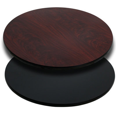 FlashFurniture Round Reversible Laminate Table Top - Finish: Black or Mahogany, Quantity: Set of 15, Size: 36" Round at Sears.com