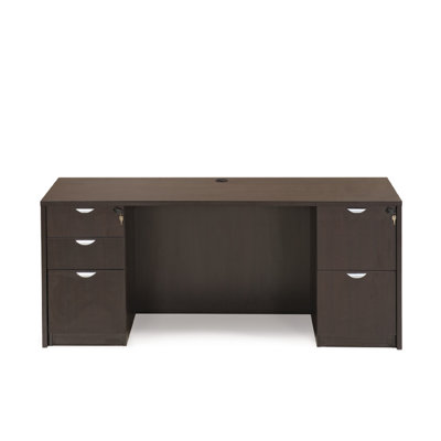 Absolute Office Stellar Reversible Credenza Desk - Size: 66", Finish: Espresso at Sears.com