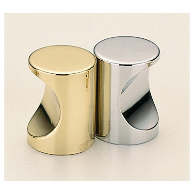 Omnia Brass Knobs and Pulls Cabinet Knob - Finish: Polished Brass, Size: 0.98" at Sears.com