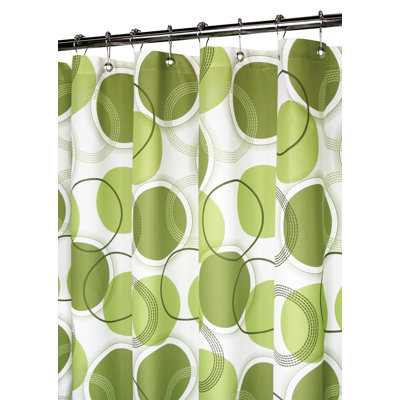 Watershed Circle Central Shower Curtain in White / Green at Sears.com