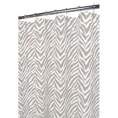 Watershed Zebra Zebra Shower Curtain in White / Silver at Sears.com