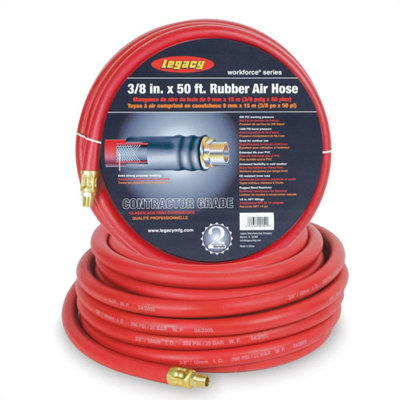 Legacy Mfg Workforce Series 3/8 in. ID x 50 ft. Rubber Air Hose at Sears.com
