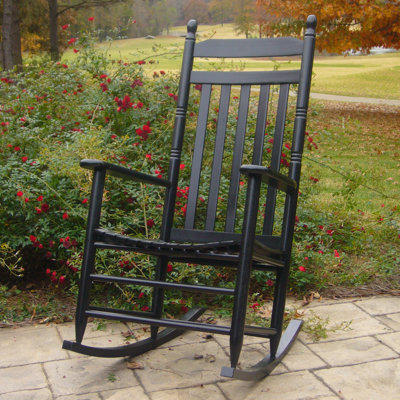Dixie Seating Adult Indoor/Outdoor Rocking Chair (RTA) - Finish: Black at Sears.com
