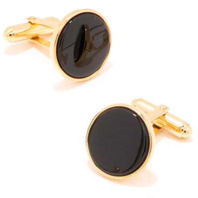 Ox and Bull Gold and Onyx Cufflinks at Sears.com