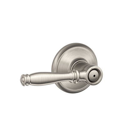 Schlage Birmingham Bed and Bath Lever - Finish: Satin Nickel at Sears.com