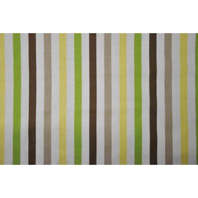 Bacati Mod Dots and Stripes Crib Fitted Sheet - Color: Green / Chocolate at Sears.com