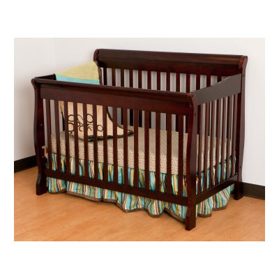 Stork Craft Modena 4 in 1 Fixed Side Convertible Crib - Finish: Cherry at Sears.com